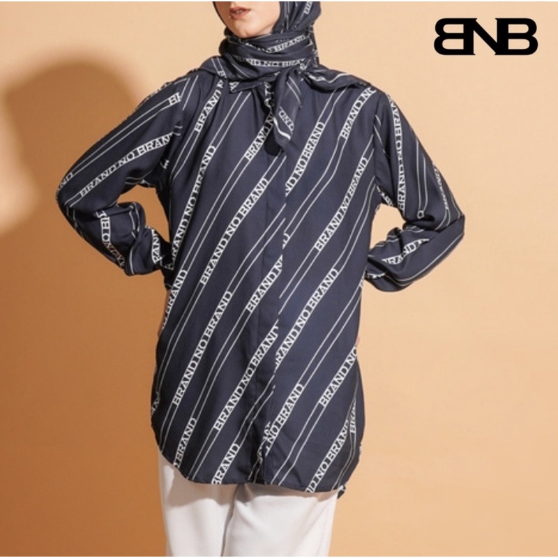 Brand no Brand stripes monogram top