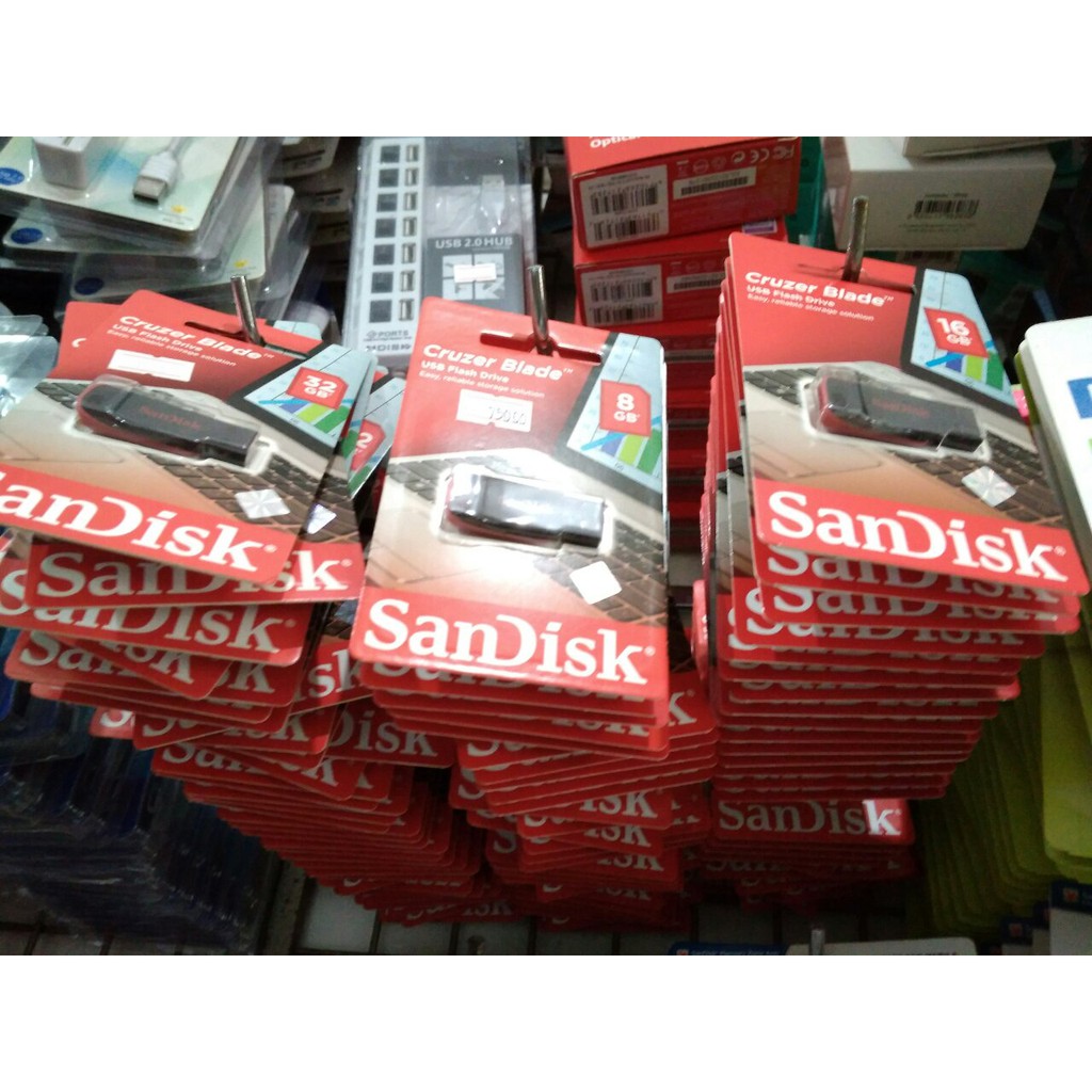 SanDisk 8GB Flashdisk Cruzer Blade CZ50 - Garansi Resmi