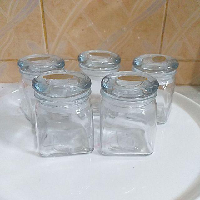 Keke Jar Kaca Mini 150 Ml / Toples Beling Mini Kedap Udara 150 Ml