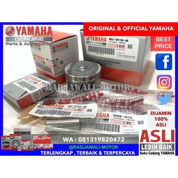 PISTON KIT R15 V3 ASLI ORIGINAL YAMAHA