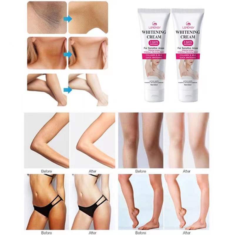 Krim Pemutih Ketiak Dan Pemutih Selangkangan Miss V | Underarm Cream Untuk Area Lipatan dan Bokong Hitam 60ml