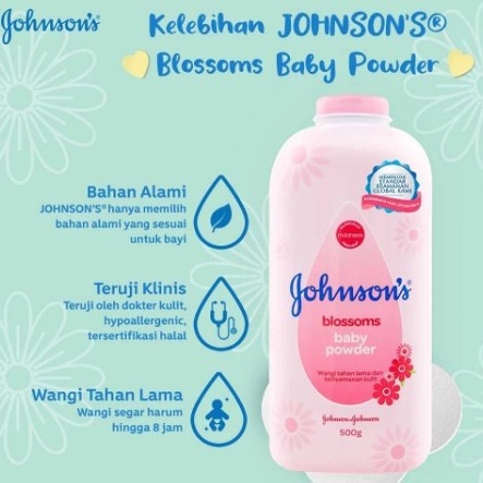 Johnson's Baby Powder New Blossoms/Bedak Bayi 500 graM