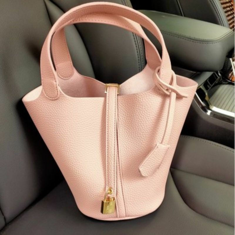 READY STOCK (Free Aksesoris) Pico Bag Tas Kulit Tebal Premium Top Handle Quality Aesthetic Perfect