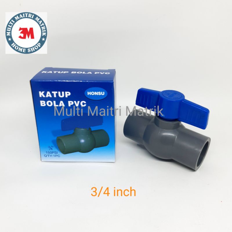 Ball Valve PVC 3/4 inch / stop kran pvc 3/4 inch
