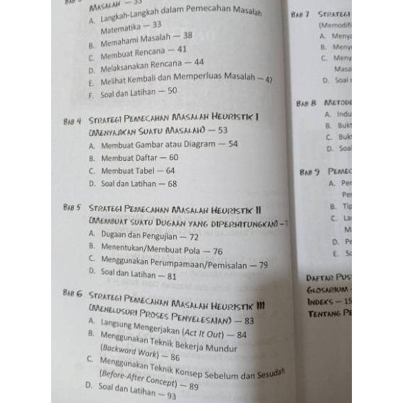 Best Seller Buku Original Pemecahan Masalah Matematika Untuk Pgsd Gunawan Roebyanto Shopee Indonesia