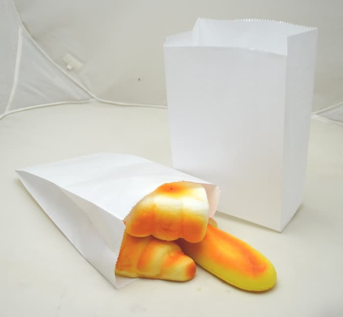 

TERBARU Paperbag Flat Kantong Kertas Putih 16x8x33 (XL) Roti Ayam Chicken