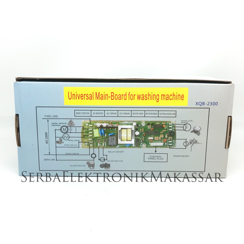 Panel Control Mesin Cuci Otomatis Universal XQB-2300