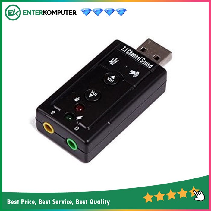 Accessories USB To Sound Card 7.1 Standard