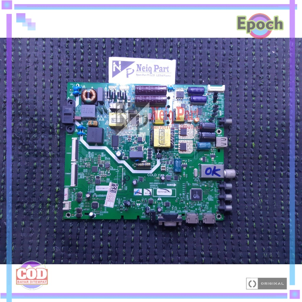 Mb Mobo Mainboard TV Panasonic TH-49D305G - Mpeg Micom Modul Motherboard Model Tipe TV TH 49D305 G