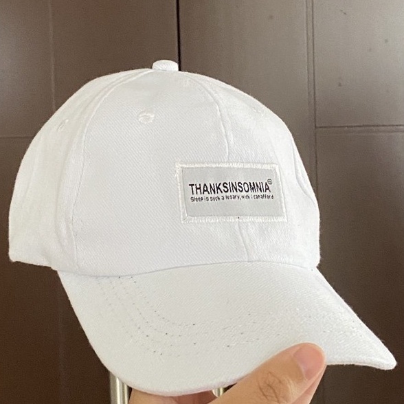 TOPI DISTRO THANKSOMNIA LABEL EMAS - TOPI BASEBAL - TOPI PRIA HIGHT QUALITY