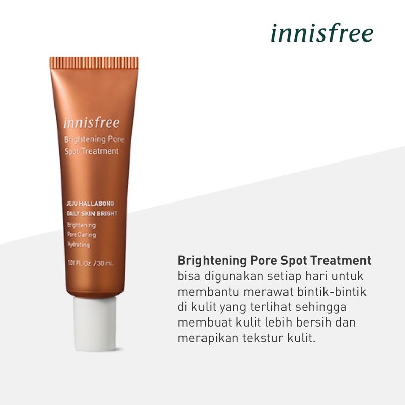 Innisfree Jeju Halabong Brightening Pore Spot Treatment 30ml