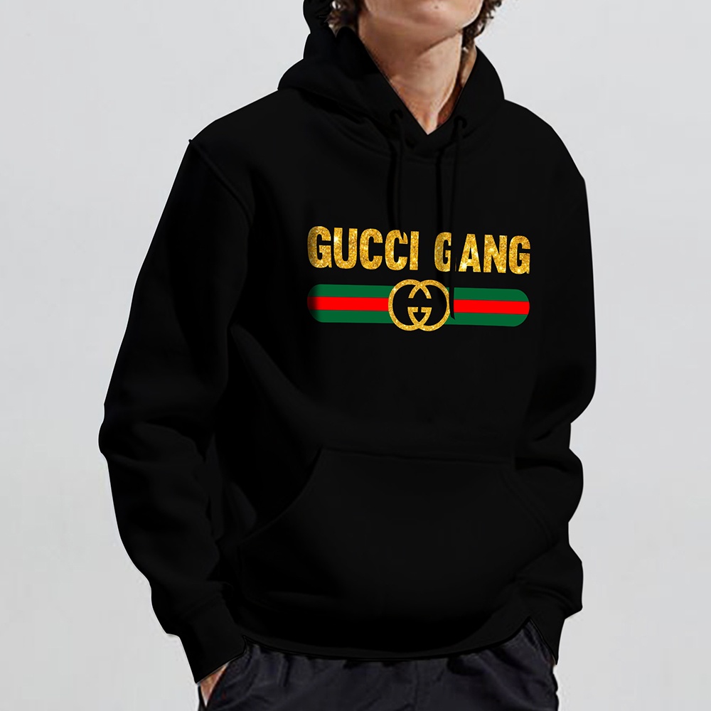 BISA BAYAR DITEMPAT (COD) SWEATER GUCCI GANG HOODIE sablon Sweater pria distro sweater bandung