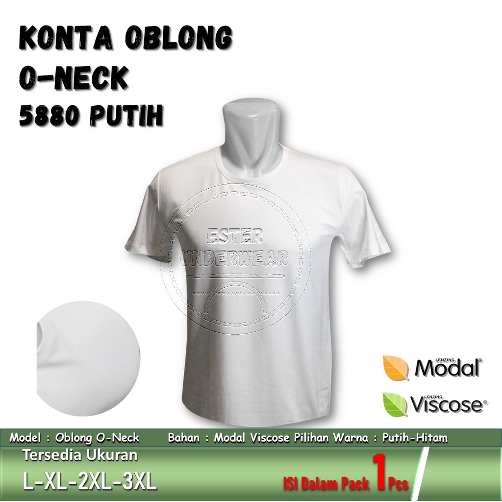 Oblong Pria O-Neck KONTA 5880 ISI-1 PCS