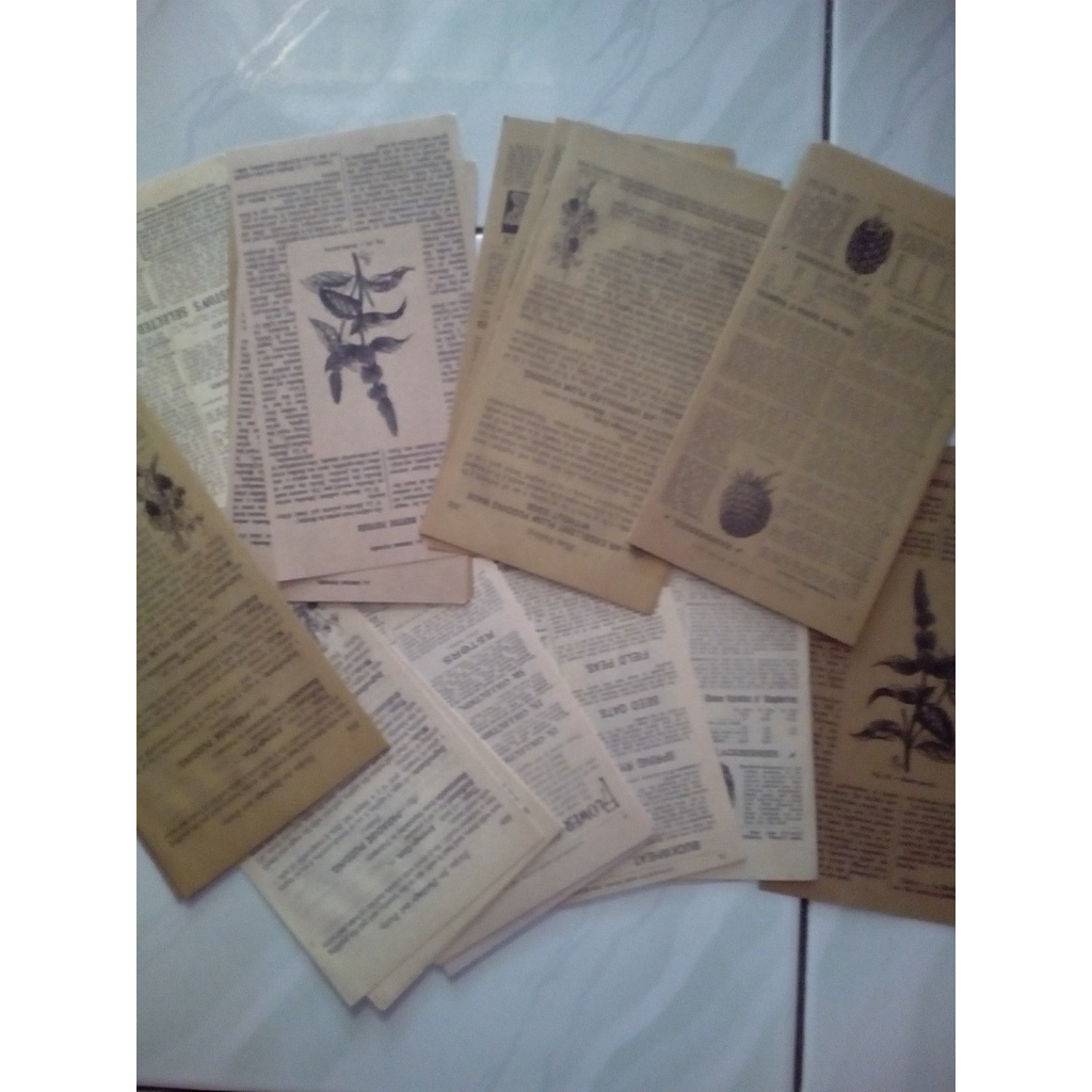 

1 lembar kertas hiasan jurnal tulisan bahasa inggris kertas warna vintage jadul kraft