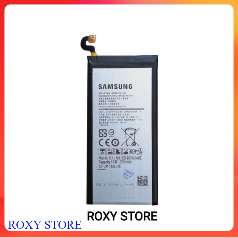 Battery Baterai Batre Samsung Galaxy S6 Flat G920 Original