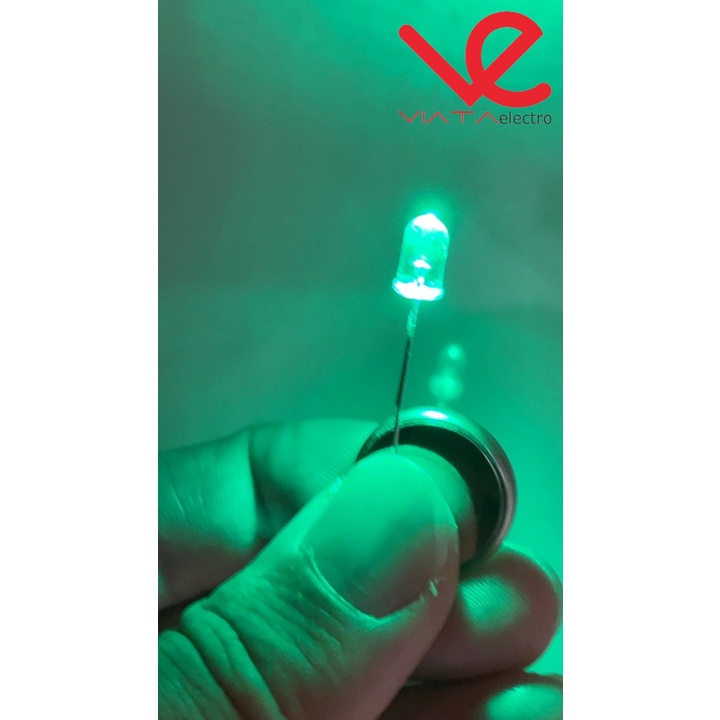 LED HIJAU 5mm MURAH PUTIH-HIJAU 1000pcs LED HIJAU LED LAYANGAN LED KECIL