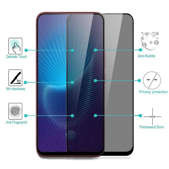 REALME 6 / REALME 6 PRO TEMPERED GLASS PRIVACY ANTI SPY FULL COVER