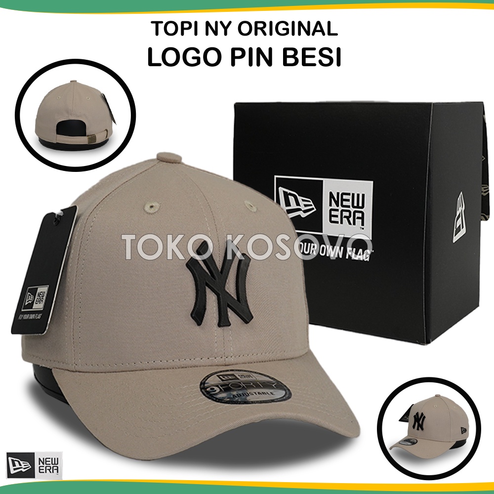 Topi Logo NY Pin Metal Baja Import ORIGINAL Grade Baseball New York Yankees Topi Bisbol MLB NBA Cap 