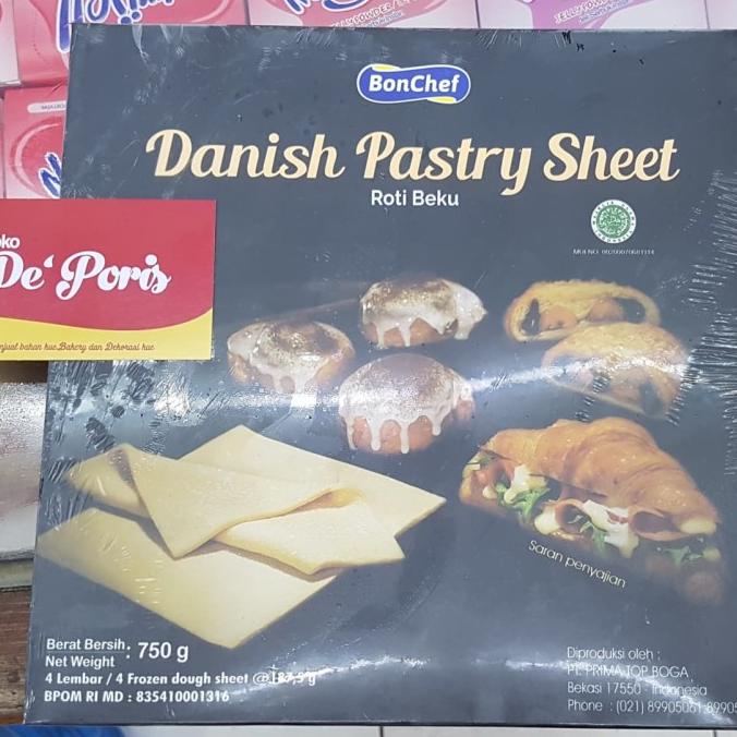 

Bon Chef Danish Pastry 750grm TERLARIS TERPERCAYA ORIGINAL