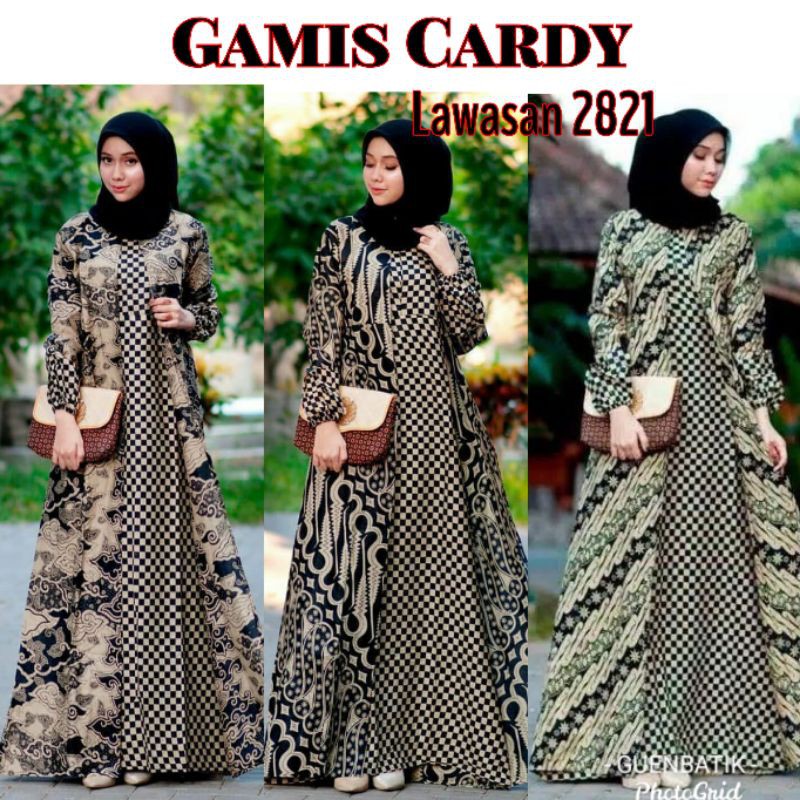 GAMIS CARDY LAWASAN 2821 BEST SELLER ORIGINAL BATIK