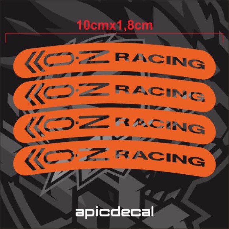Sticker velg OZ Racing