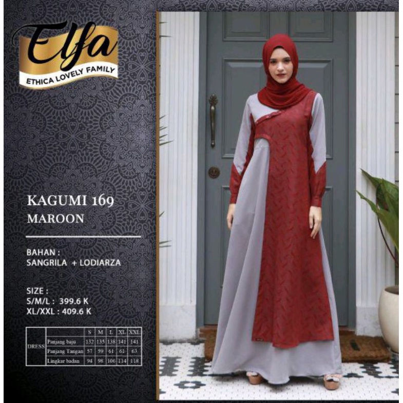 Ethica Gamis Kagumi 169 Maroon