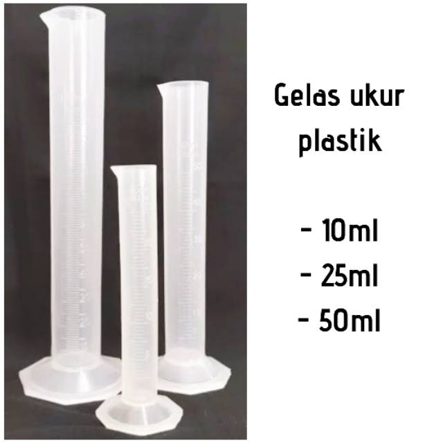 Gelas ukur plastik 50ml