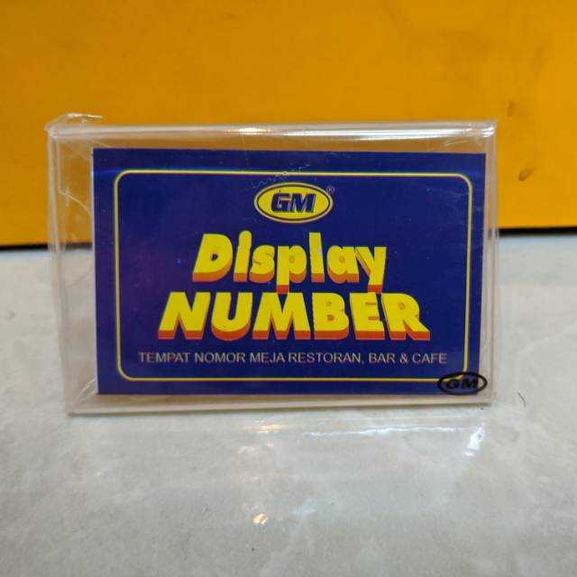 

Display Number GM 159 1 lusin(12pcs)