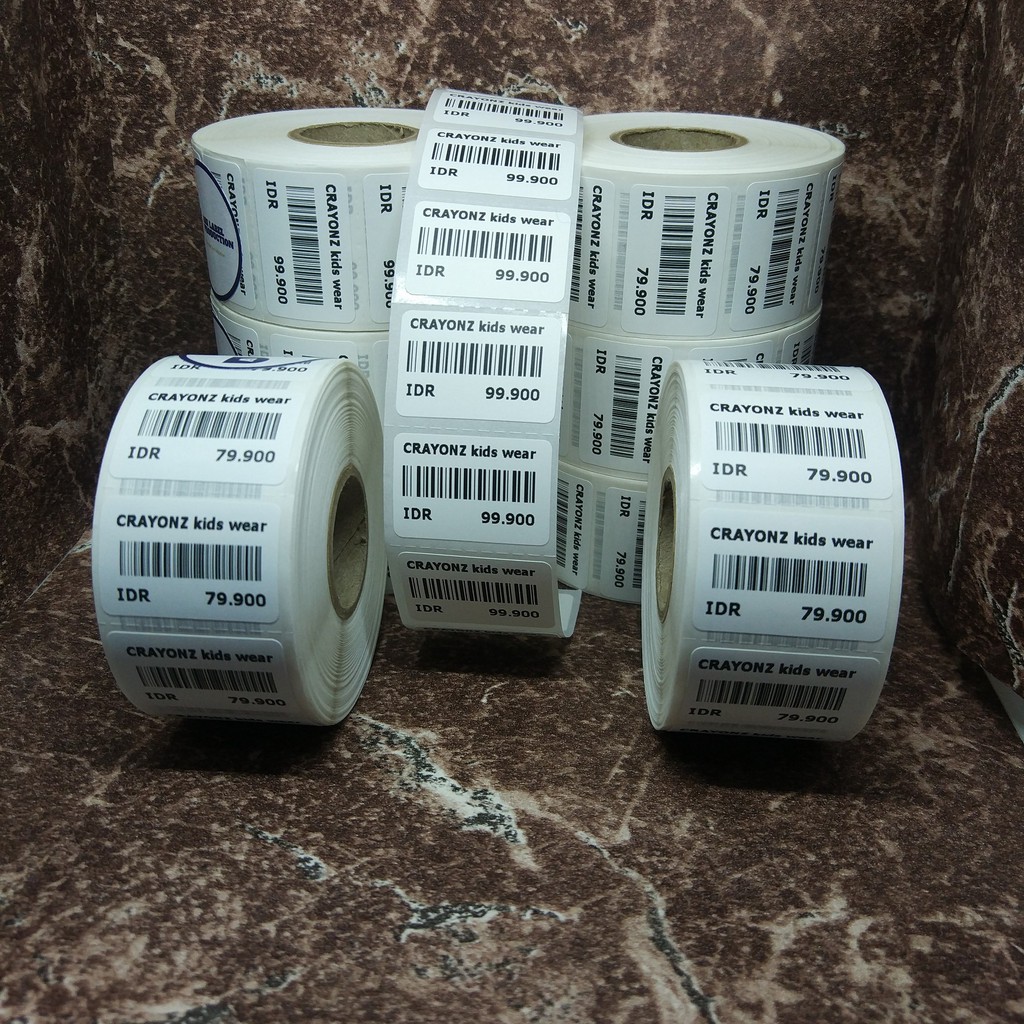 CETAK LABEL HARGA 30x20mm / JASA CETAK LABEL BAHAN THERMAL 30x20 SEMARANG