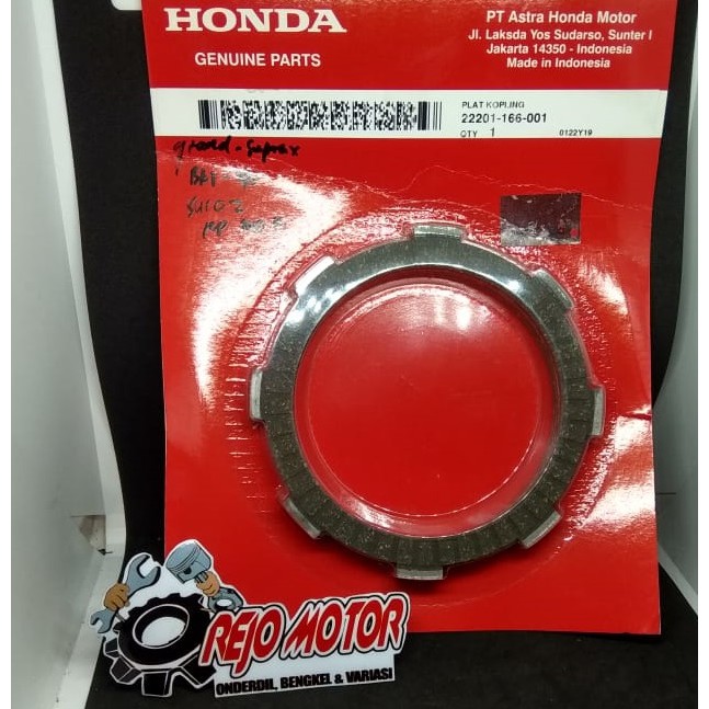 Kampas Kopling 166 Grand Supra Supra Fit Original AHM Honda