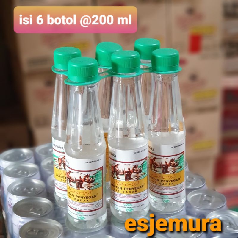 

Larutan Penyegar Cap Badak 200 ml isi 6 botol