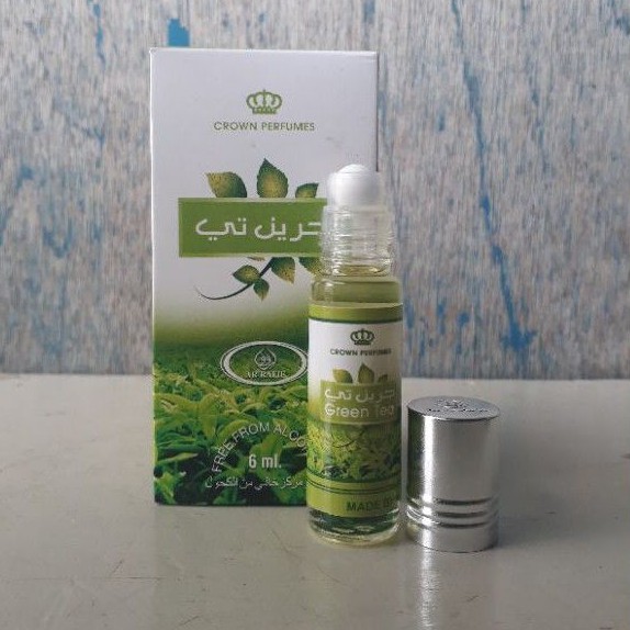 GREEN TEA Parfum AR-RAFIF 6ml Minyak Wangi Roll On Non Alkohol