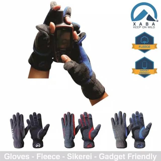 Sarung tangan gunung XABA SIKEREI glove outdoor glove sepeda motor hiking climbing dan olahraga lain