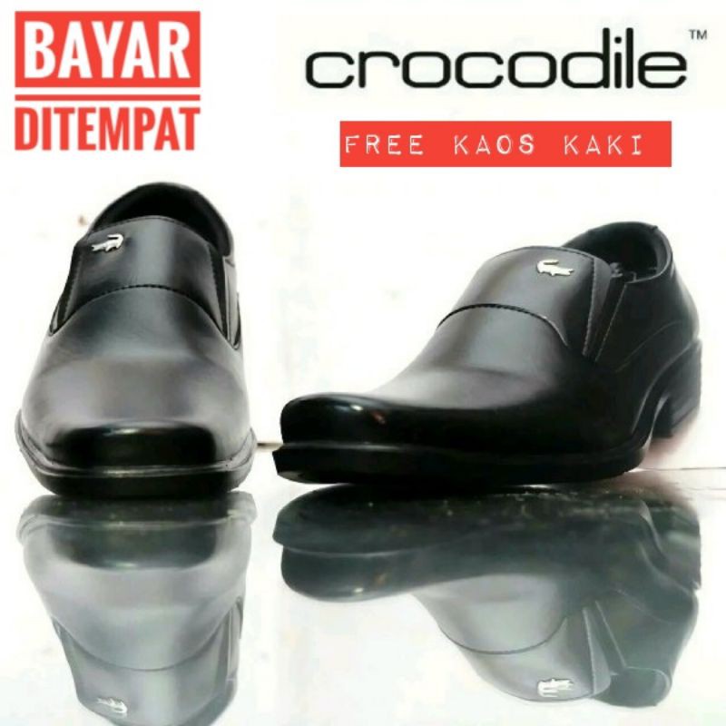 Sepatu Crocodile pantofel/ sepatu kerja kantor keren pria laki formal casual pesta