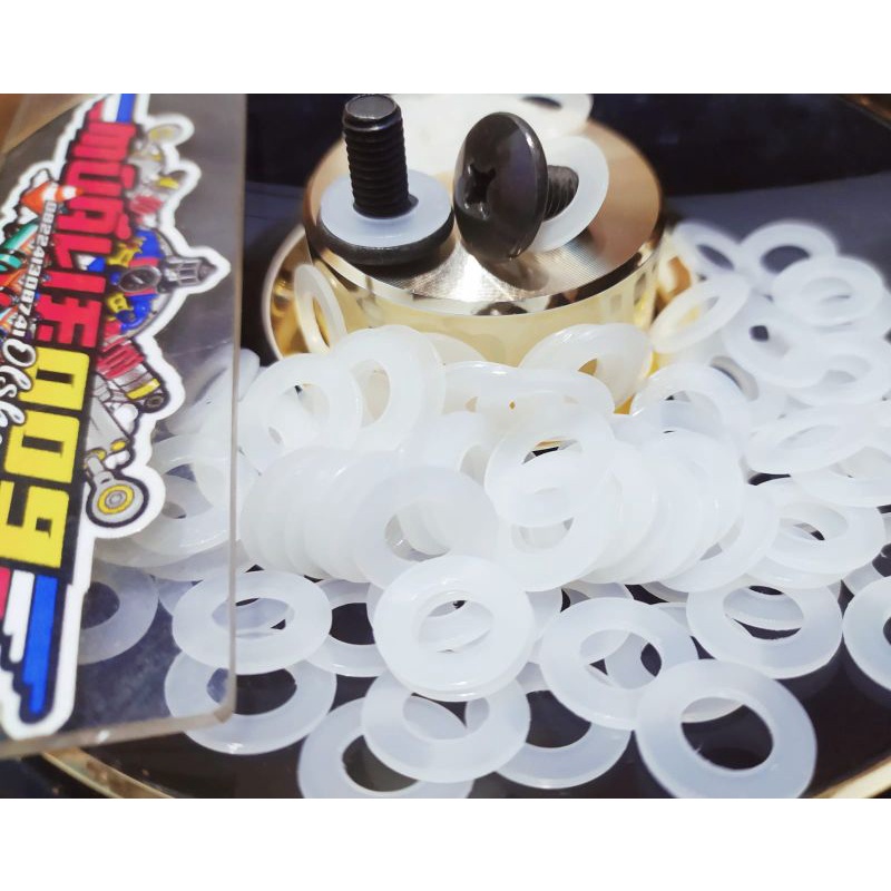 washer ring nylon ring plastik baut body bodi fairing kawasaki ninja r rr old new ukuran besar
