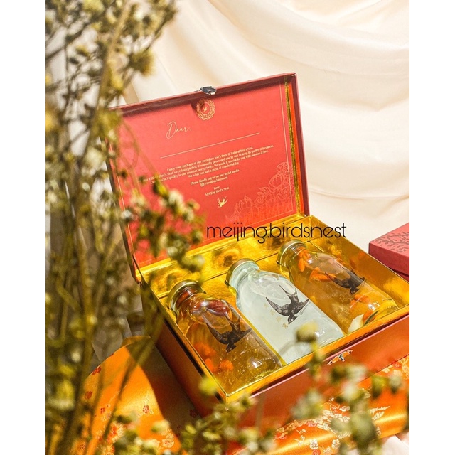 

Sarang Burung Walet 100% Alami Package 3 pcs x 250ml WALET UTUH by Mei Jing Bird's Nest