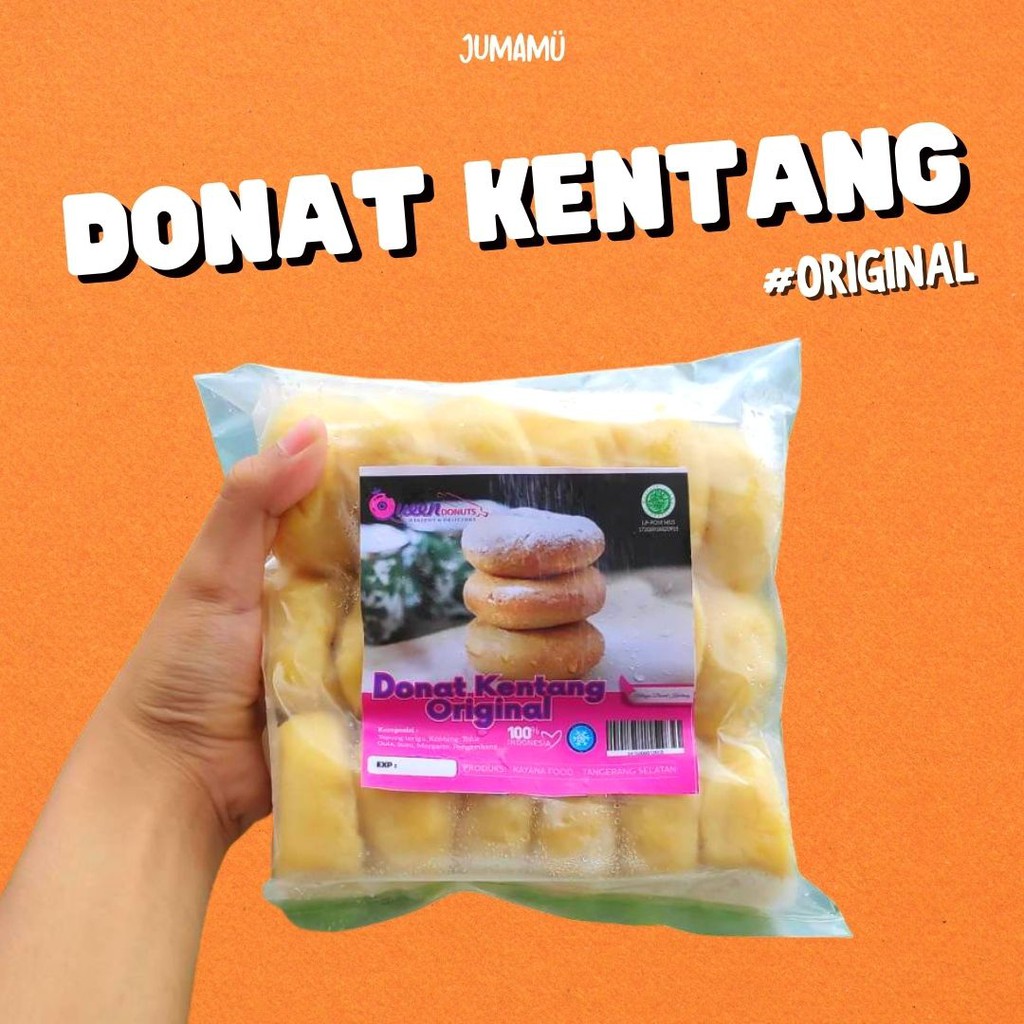 

DONAT KENTANG ORIGINAL (BONUS GULA PASIR) ENAK MINI ISI 18