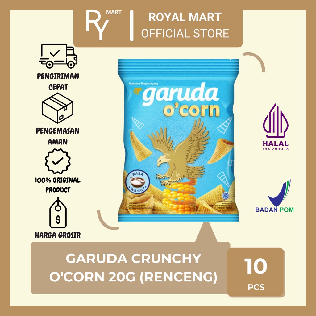 

Garuda O'Corn Sea Salt 20g x 10's