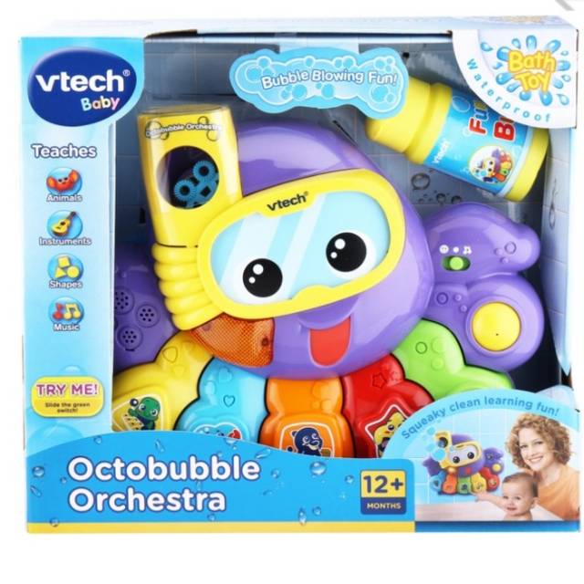 Mainan Mandi Vtech Bubble Fun Musical Octupus