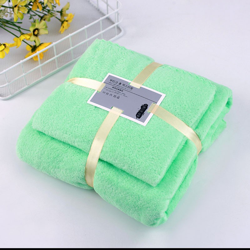 Handuk set 2 in 1 handuk mandi dan cotton towel