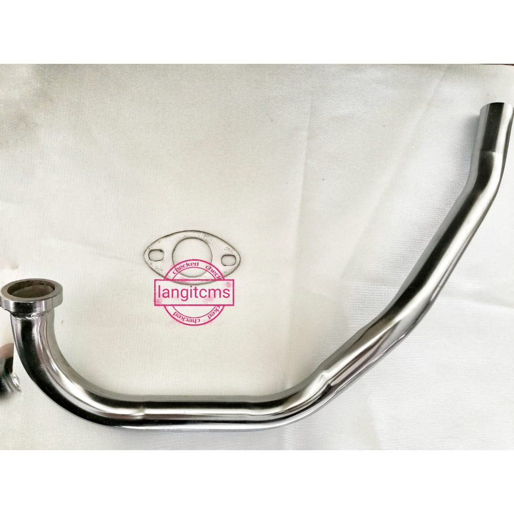 leher knalpot vixion vixion new NVL yamaha chrome stainless