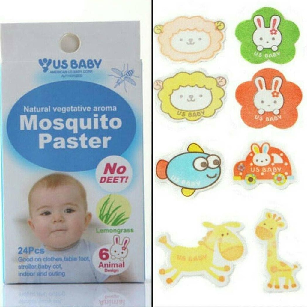 YUMENG Mosquito repellent sticker 60 pcs / Stiker Anti Nyamuk / US BABY Mosquito repellent sticker 24pcs / Stiker Anti Nyamuk