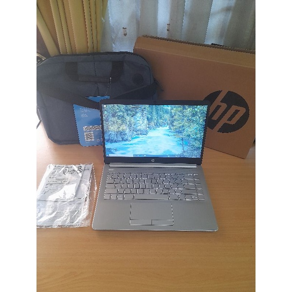 Laptop HP 14s Super Like New 99% Slim Keyboard Backlit Amd A4 Ram 4gb HDD 1000gb - Laptop Seken Laptop Bekas Laptop Second - Laptop Sokopati