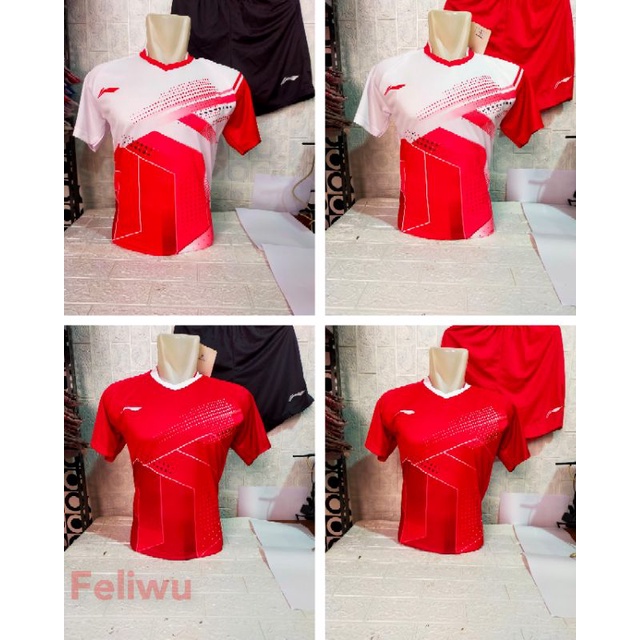BAJU BADMINTON DEWASA L157/ SETELAN BADMINTON JERSEY bulutangkis