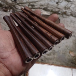 Pipa Once Kayu Kalimasada Panjang 12cm