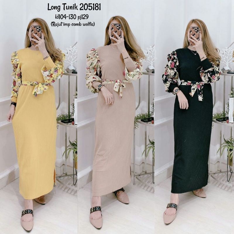 long tunik rajut import