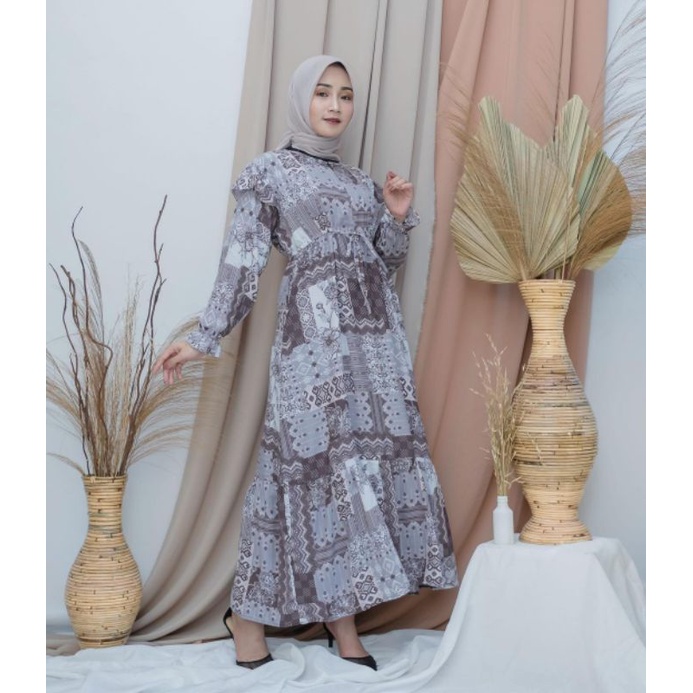 Homey Long Dress/Long Dress/Dress/Gamis