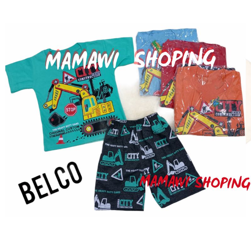 SETELAN BAJU ANAK MOBIL TANK MOBIL BEKO TERBARU / BAJU KAOS GAMBAR MOBIL TANK BEKO ANAK BISA COD