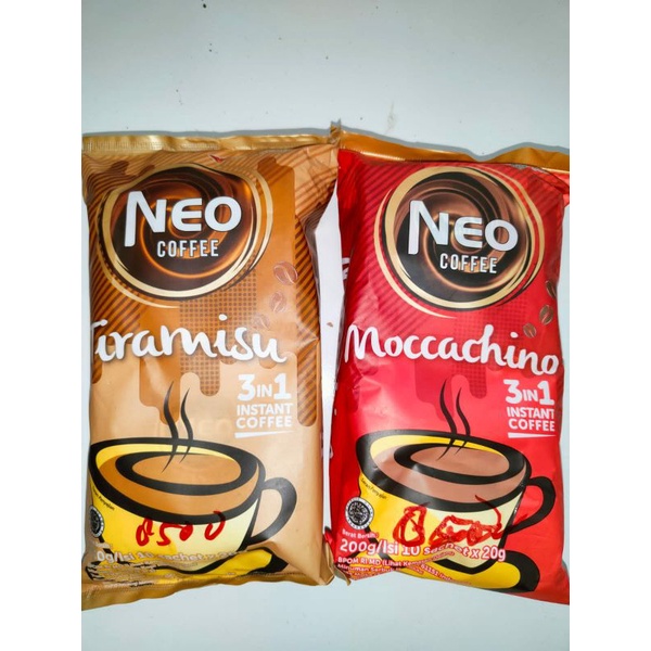 NEO COFFEE 3in1 INSTANT COFFEE ISI 10 SACHET MURAH