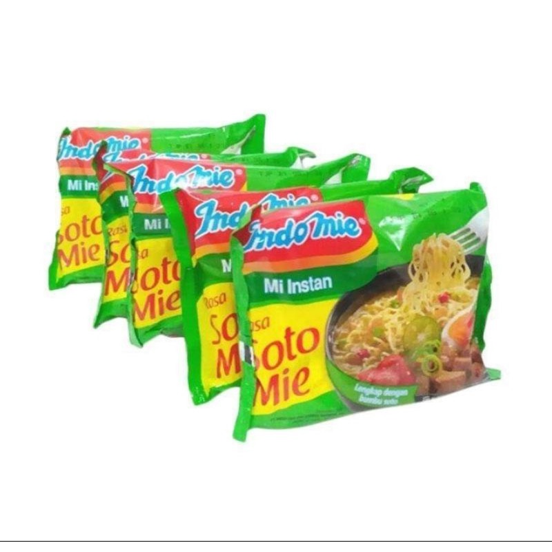 

4 INDOMIE SOTO, AYAM BAWANG, GORENG